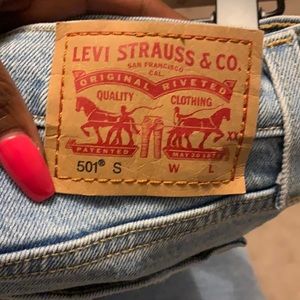 Levi 501 skinny Jeans high rise